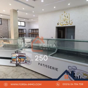 للبيع أصل تجاري – pâtisserie / cafeteria جاهز للاستغلال