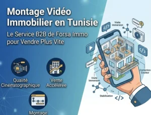 خدمة المونتاج والفيديو العقاري في تونس: حل لبيع العقارات بسرعة أكبر