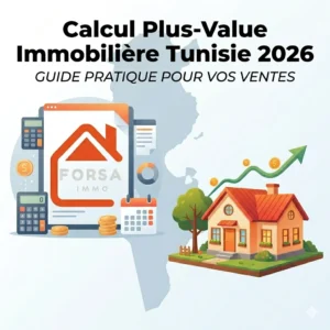 Plus-Value Immobilière Tunisie 2026 : Guide Complet + Simulateur Gratuit