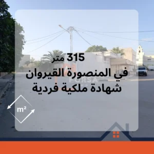 نمرو أرض 315 متر للبيع بالمنصورة